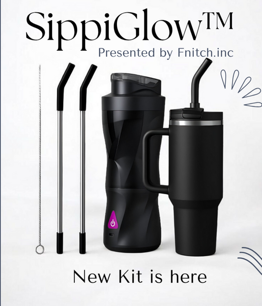 SippiGlow™ Ultimate Sip Kit Max Performance. Max Style. One Elite Set.