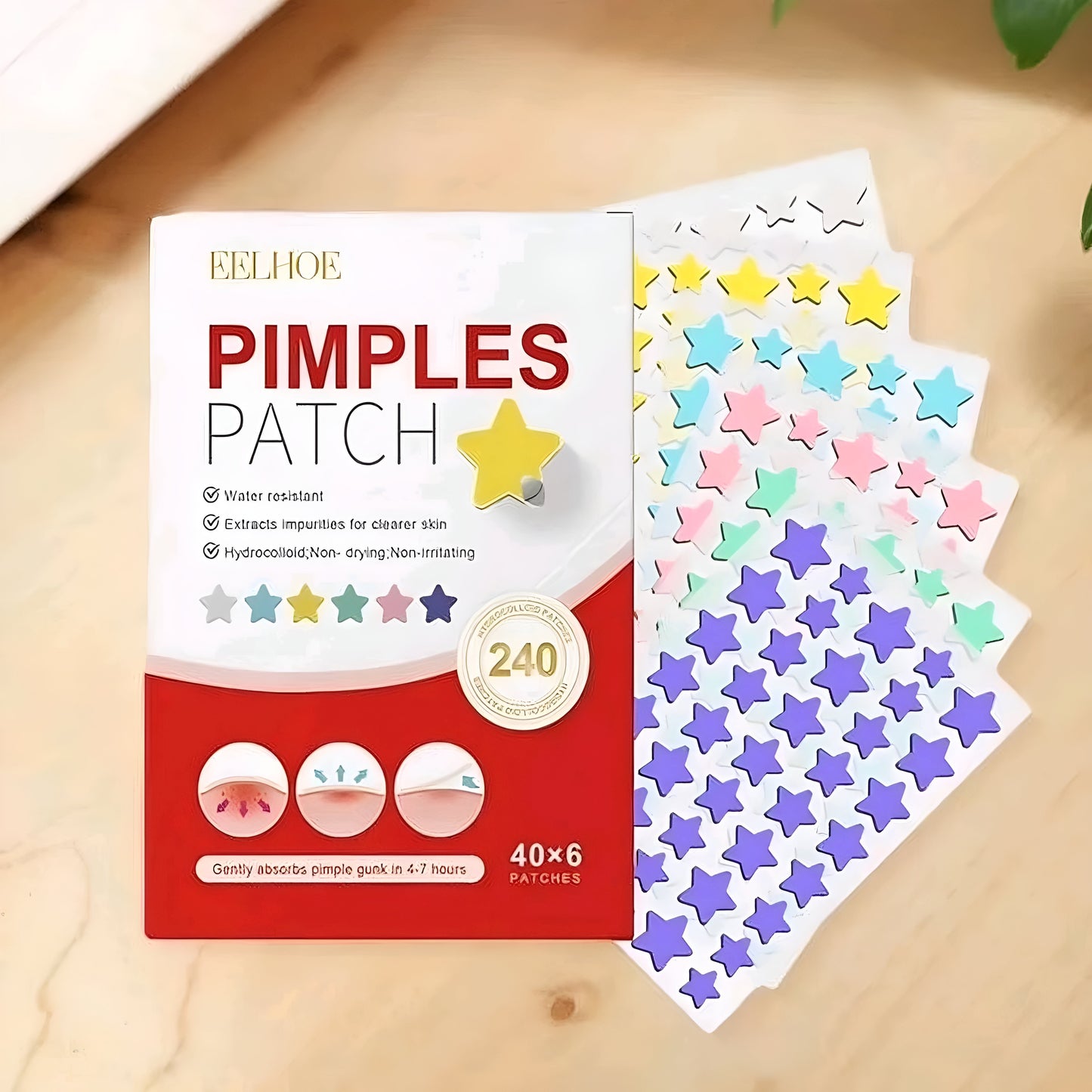 240pcs Acne Patches 🌸Cute Shapes • Heals Fast • Covers Instantly