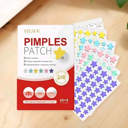 240pcs Acne Patches 🌸Cute Shapes • Heals Fast • Covers Instantly